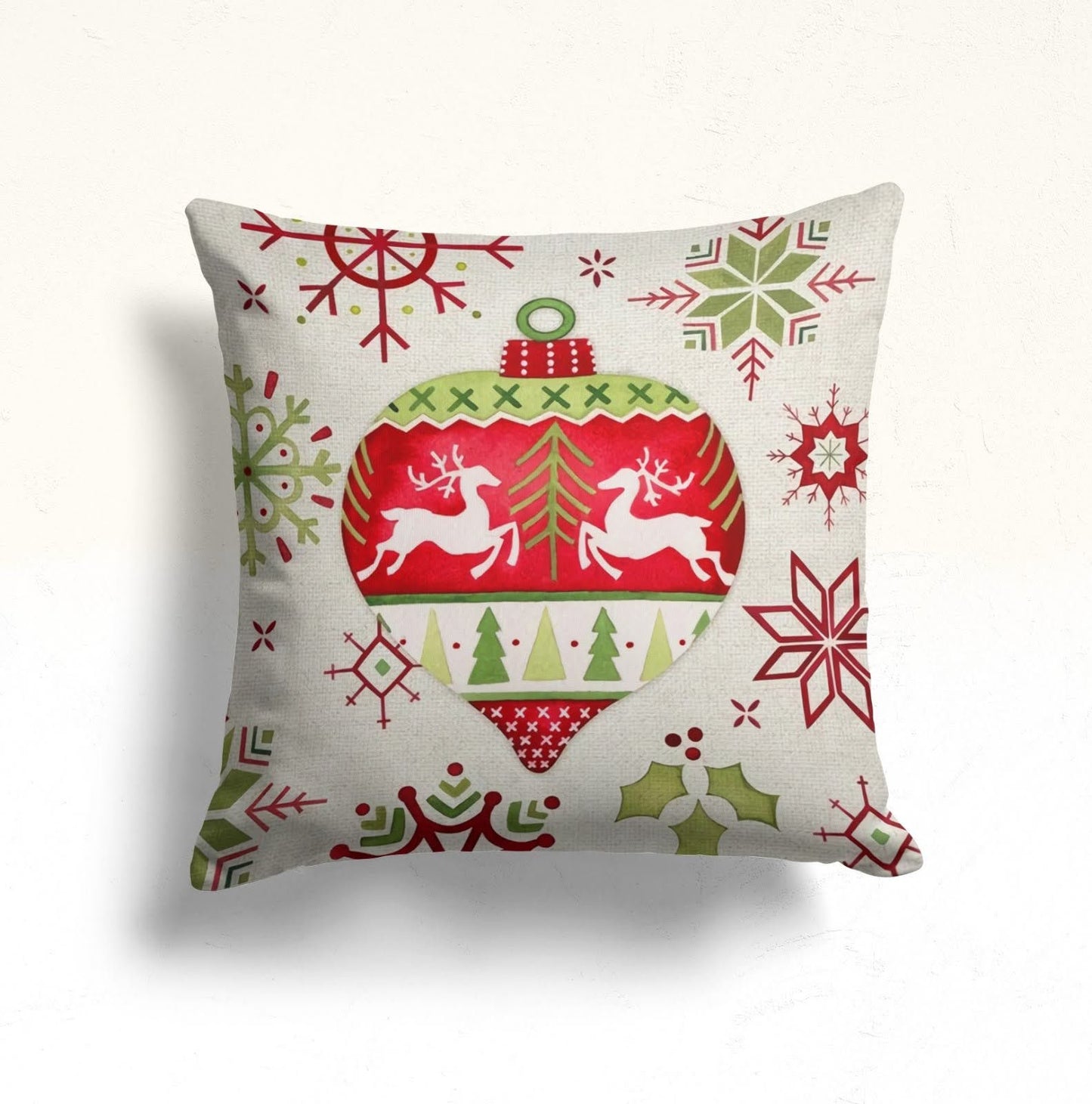 Christmas Tree Snowflake Cushion Cover Home Decoration
