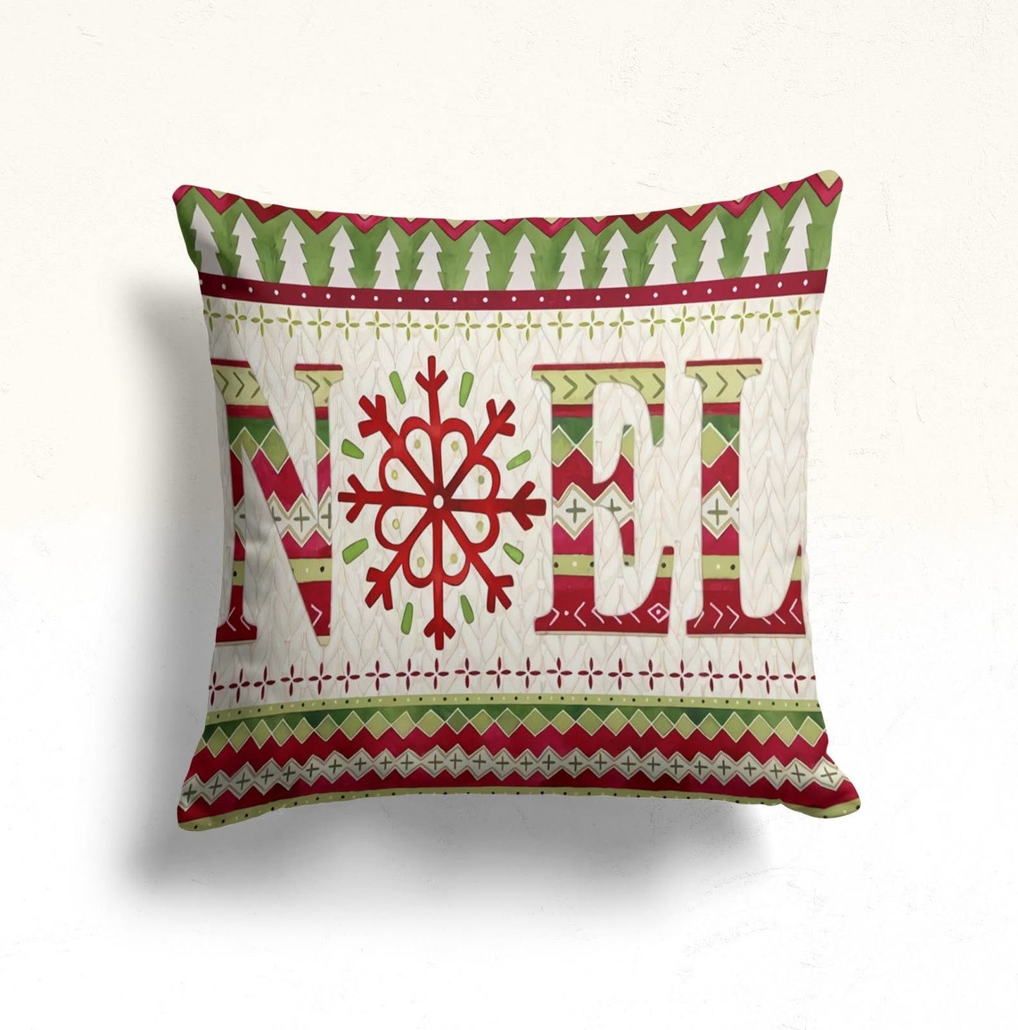 Christmas Tree Snowflake Cushion Cover Home Decoration
