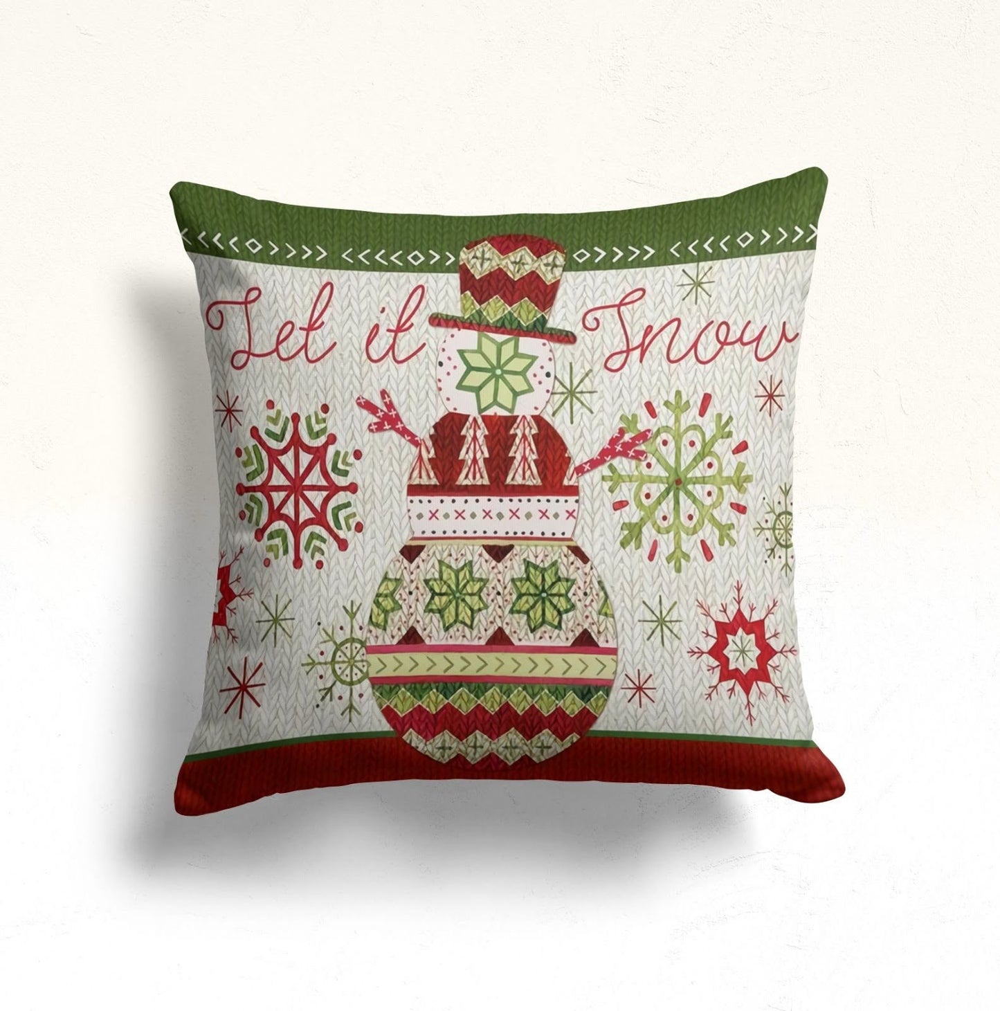 Christmas Tree Snowflake Cushion Cover Home Decoration