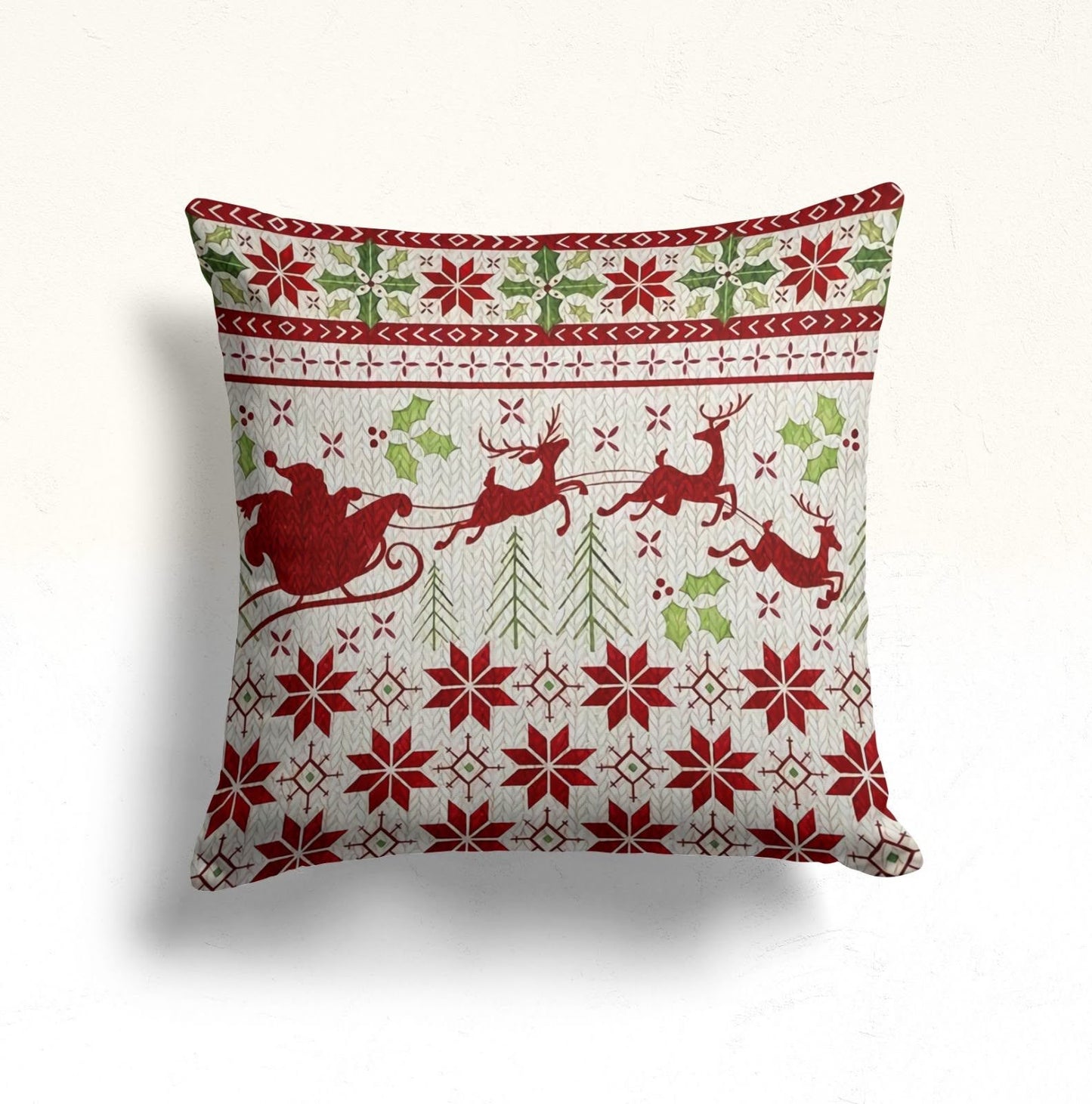 Christmas Tree Snowflake Cushion Cover Home Decoration