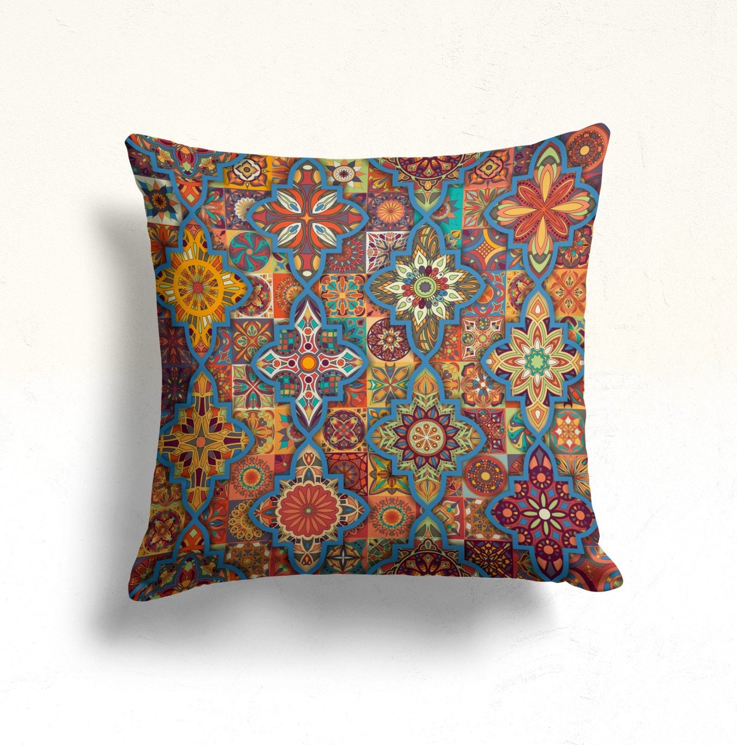 Colourful Abstract Tapestry Decorative Throw Cushion Cover