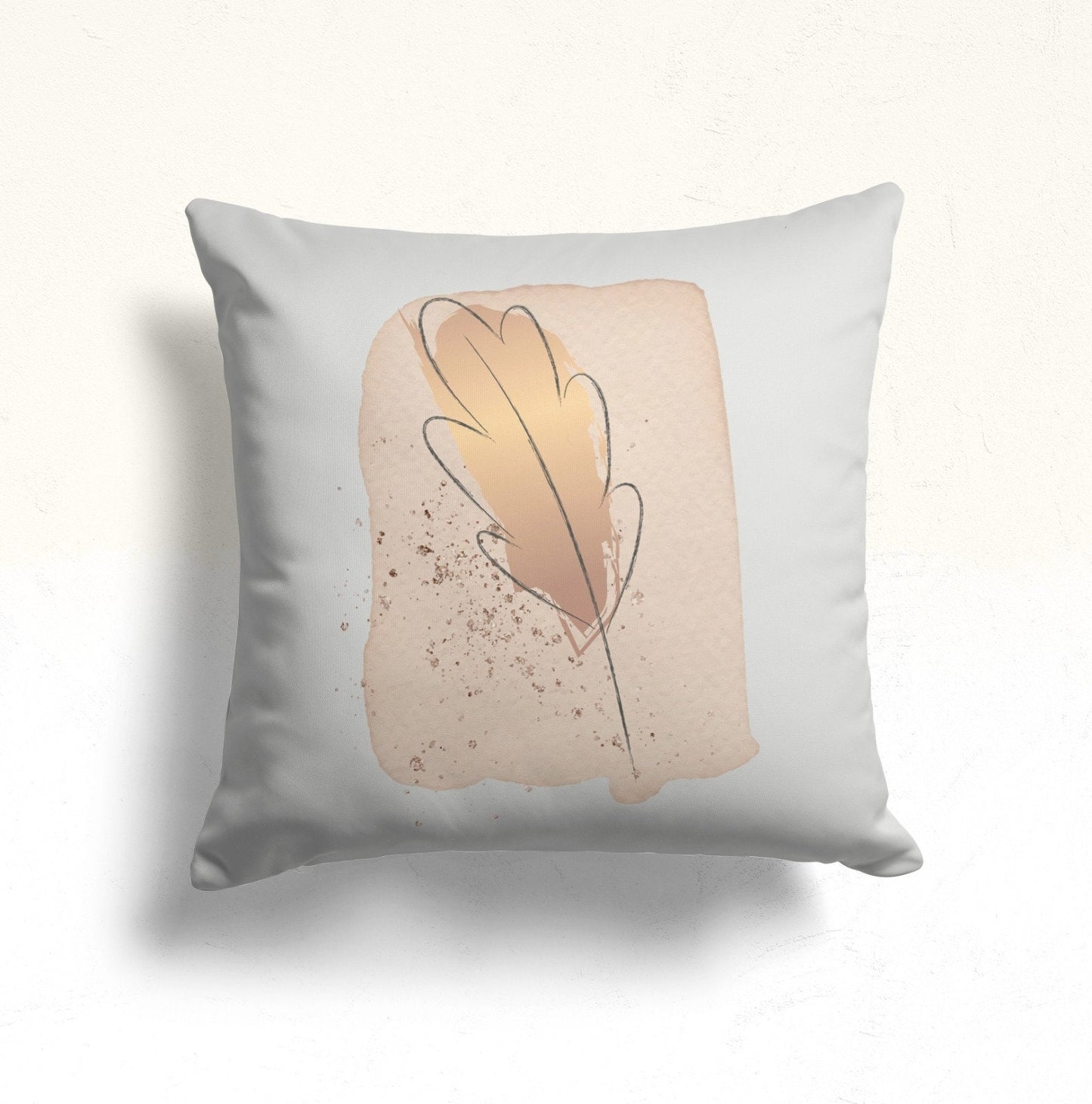 Abstract Paint Cushion Cover Mid Century Modern Cushion Case