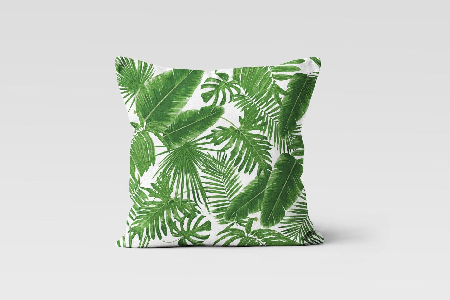 Palm Leaves Monstera & Parrot Botanical Cushion Covers