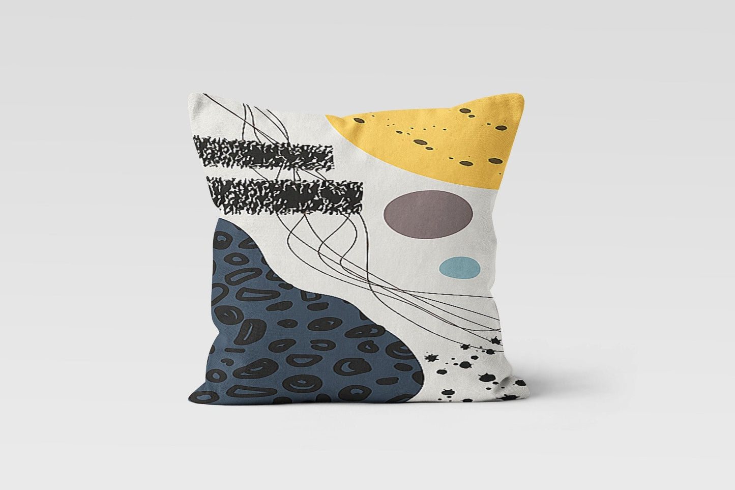 Colorful Geometric Cushion Cover Modern Abstract Cushion Case