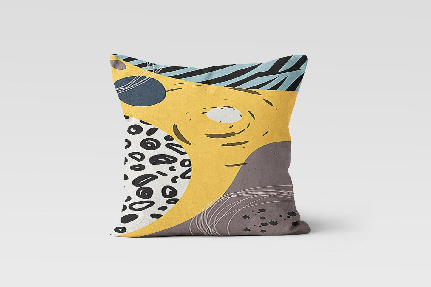 Colorful Geometric Cushion Cover Modern Abstract Cushion Case