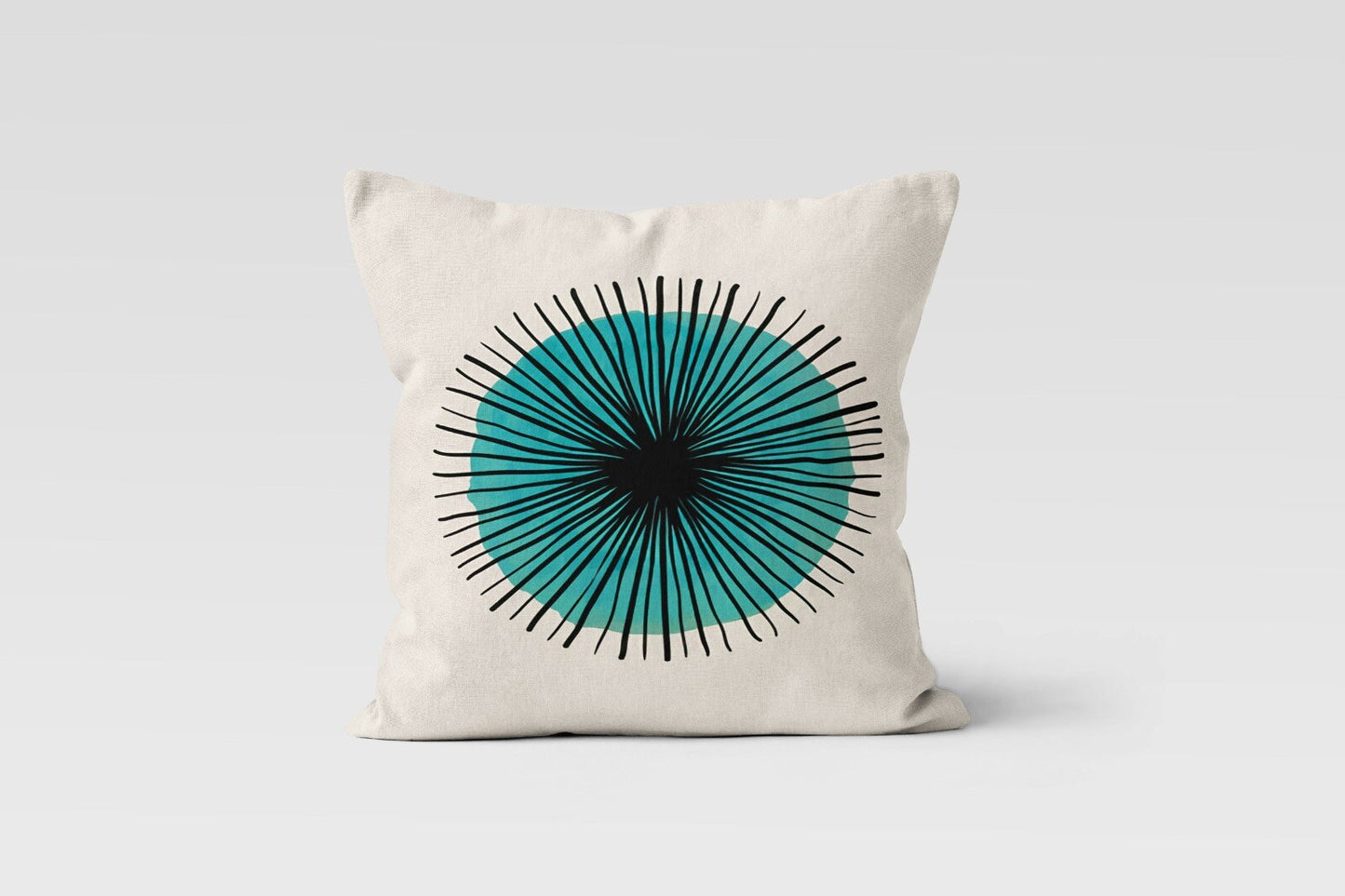 Sun Mid Century Modern Boho Cushion Cover