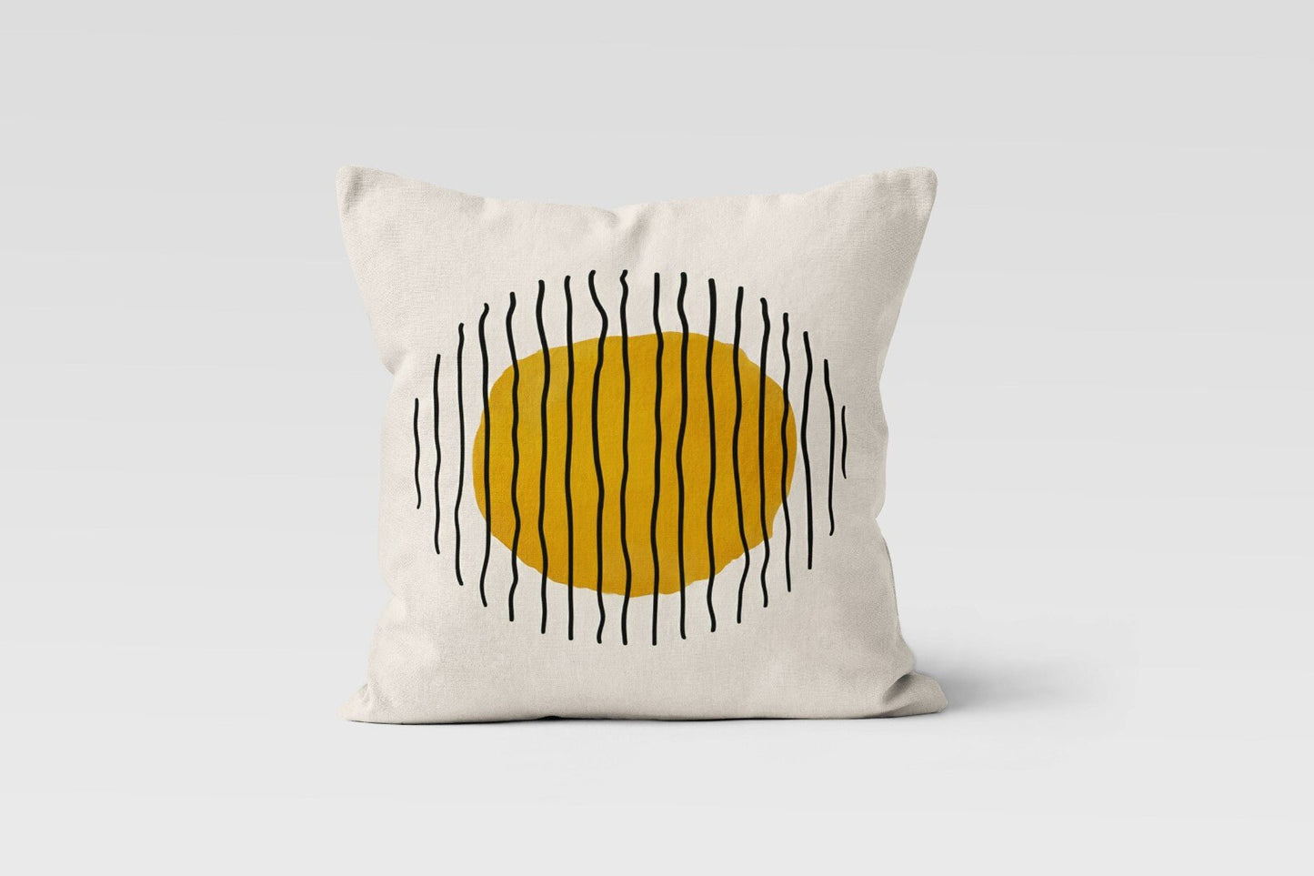Sun Mid Century Modern Boho Cushion Cover