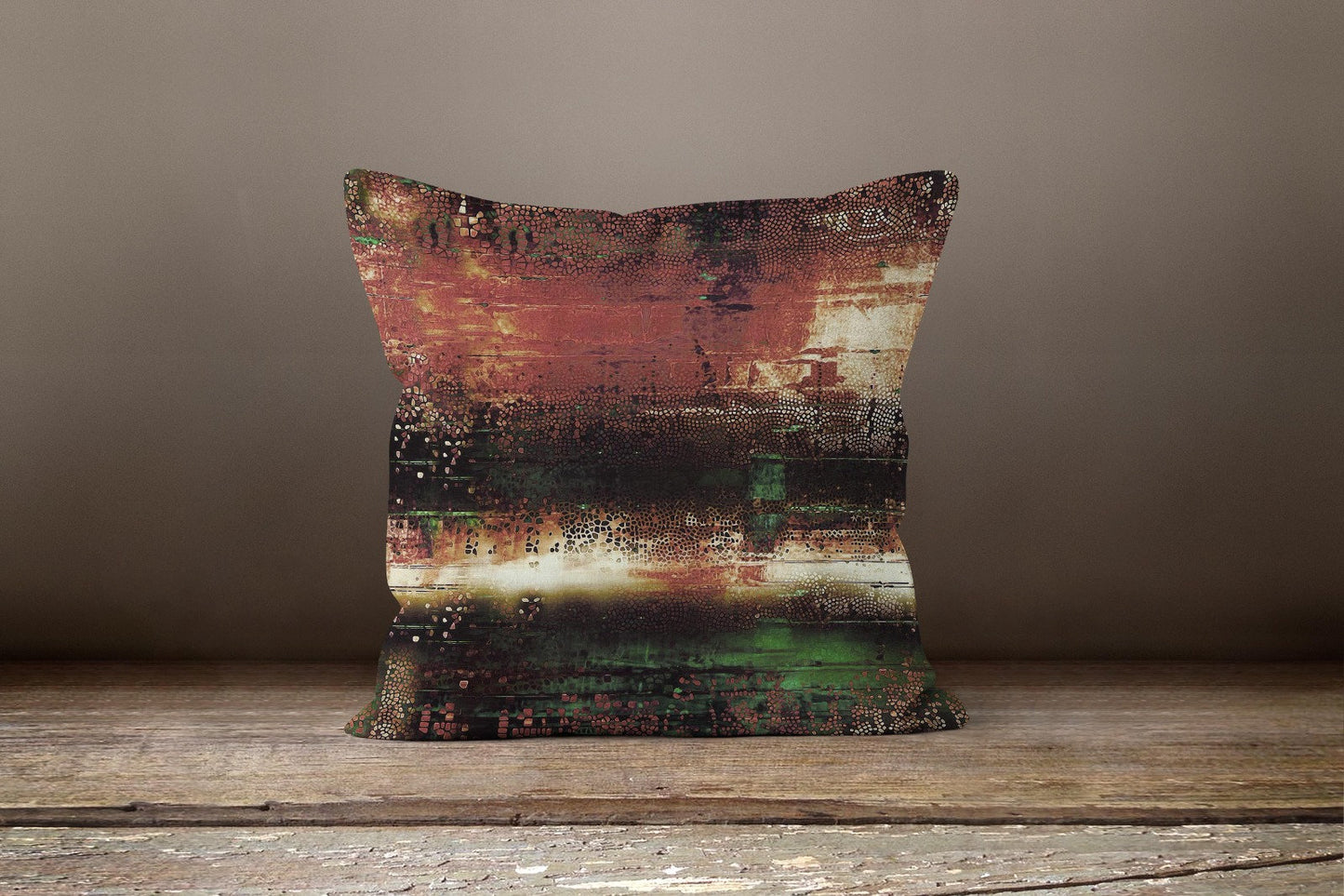 Mid Century Modern Cushion Cover Colourful Brush Cushion Case