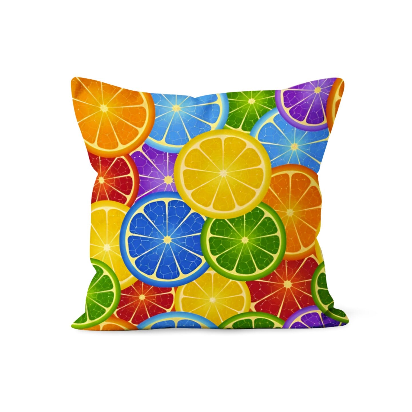 Citrus Spring Home Decor Lemon Orange Cushion Cover