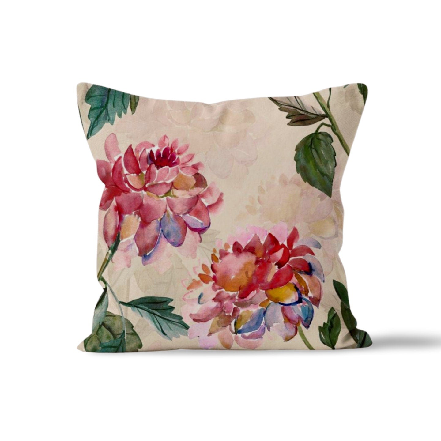 Tapestry Flower Decorative Cushion Cover