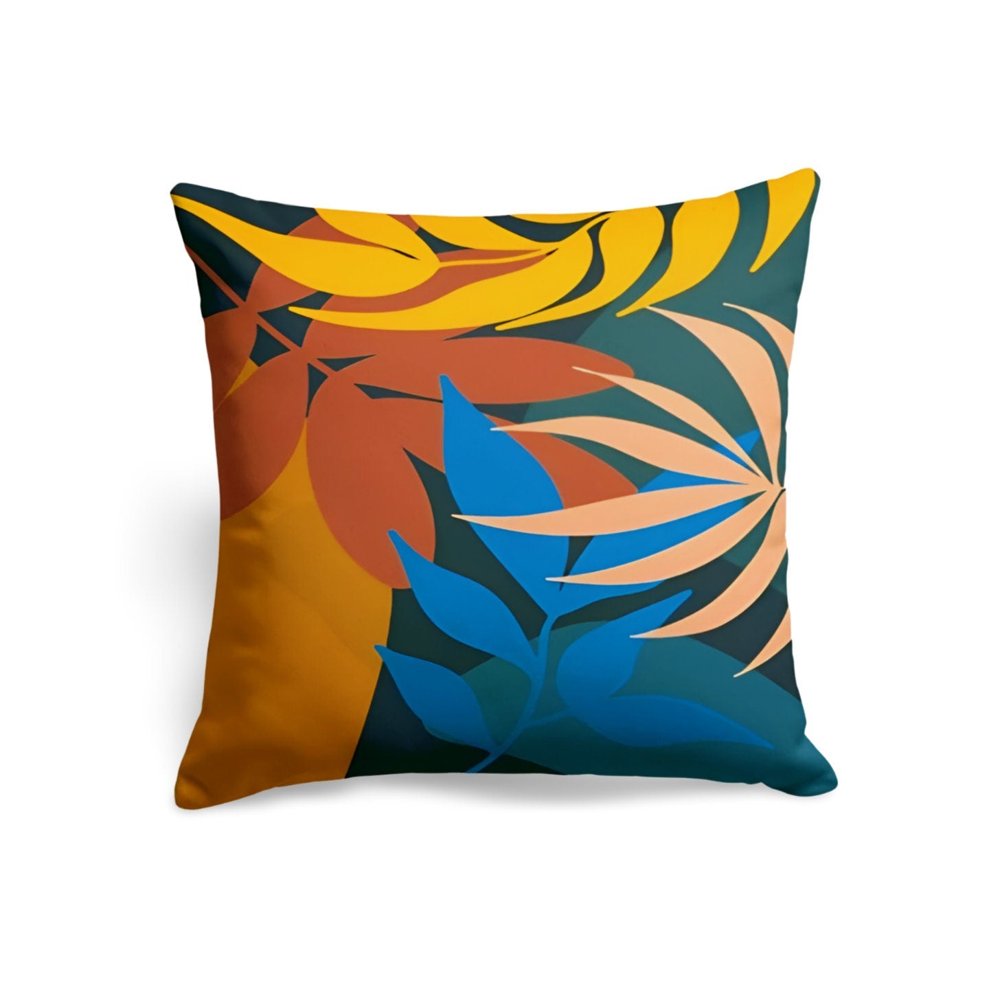 Colourful Flower Abstract Cushion Cover Summer Cushion Case