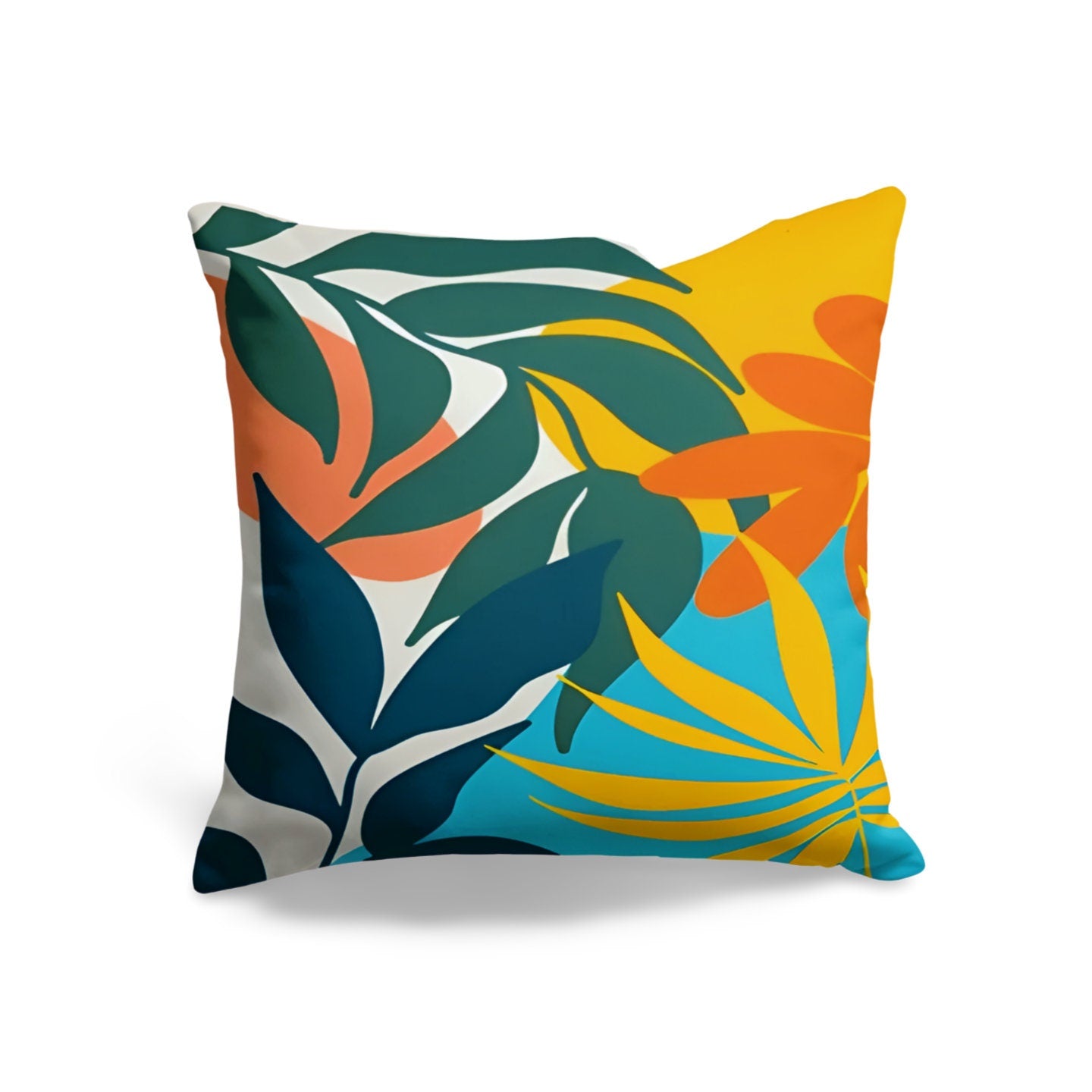 Colourful Flower Abstract Cushion Cover Summer Cushion Case