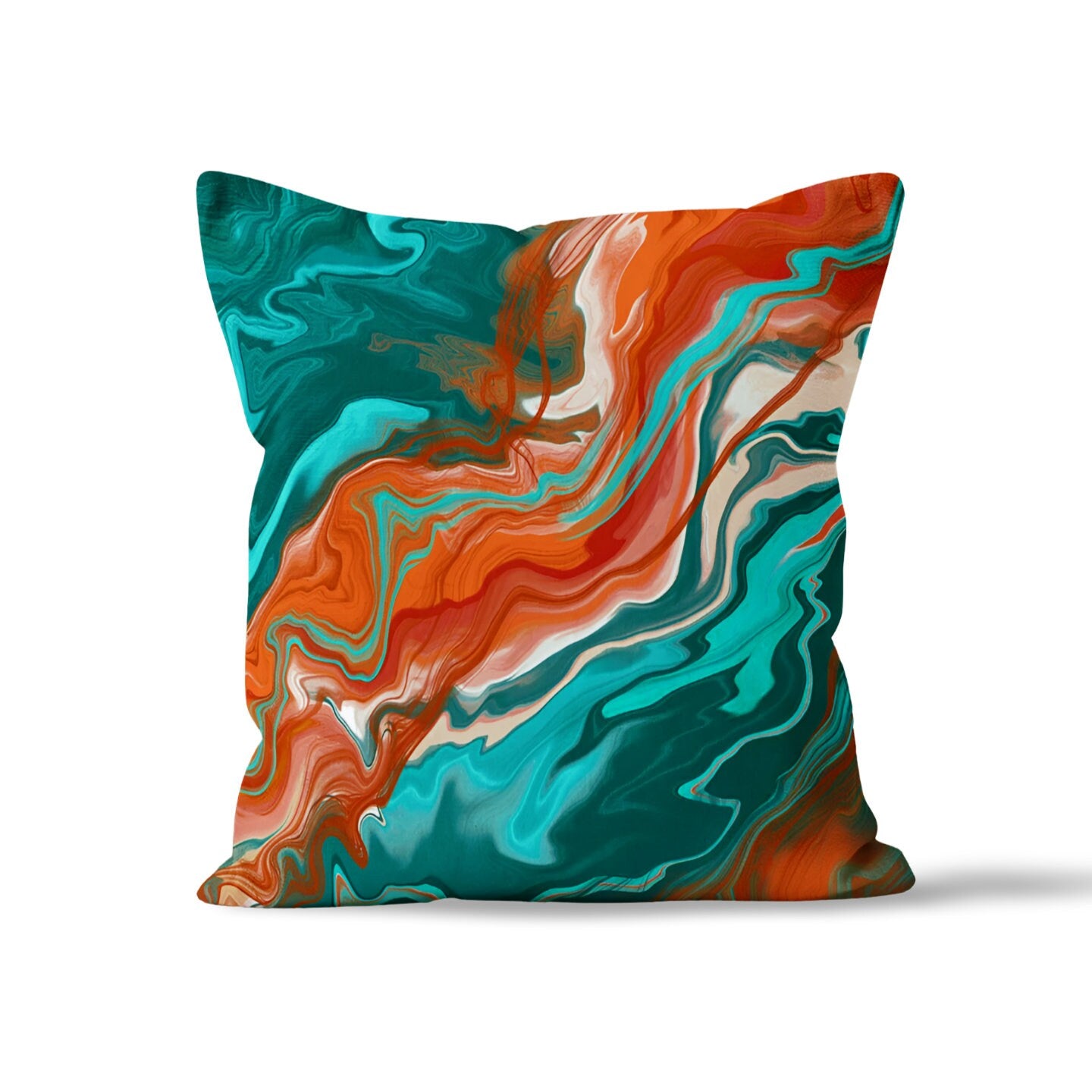 Mid Century Modern Vibrant Abstract Cushion Cover