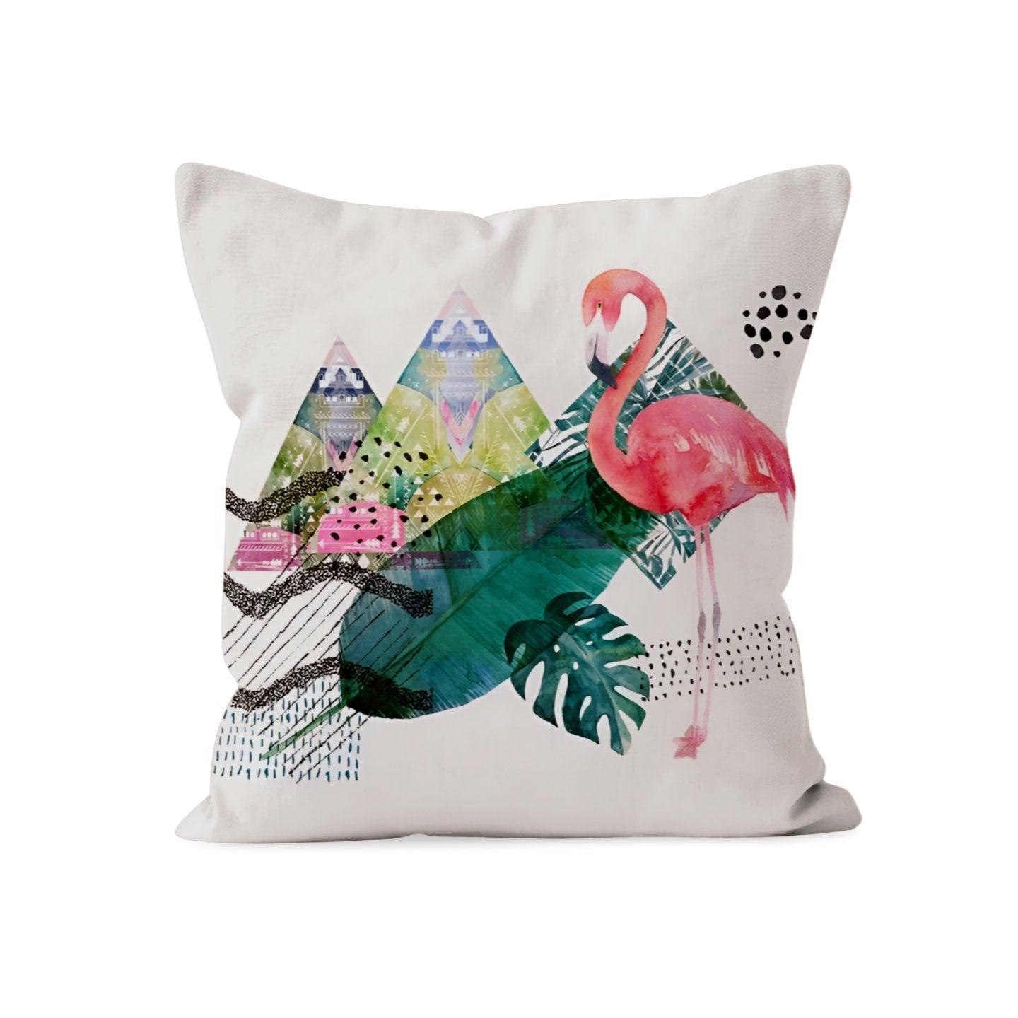 African Style Cushion Cover Colourful Safari Animal Cushion Case