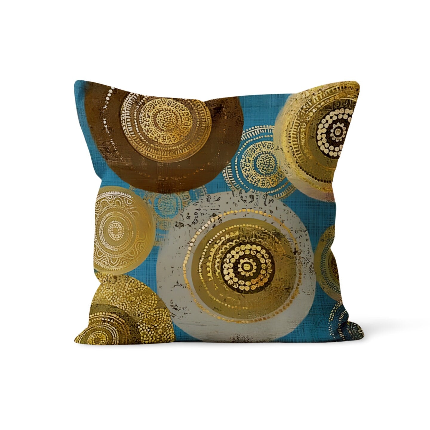 Colourful Terracotta Modern Geometric Throw Cushion Cover