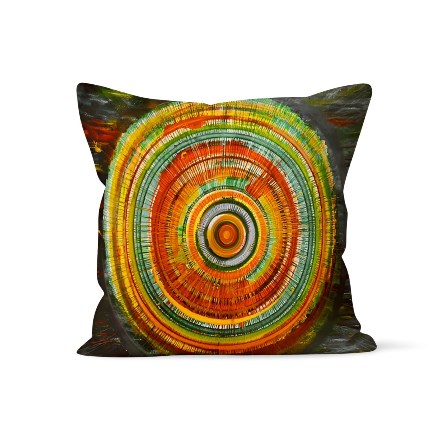 Colourful Terracotta Modern Geometric Throw Cushion Cover