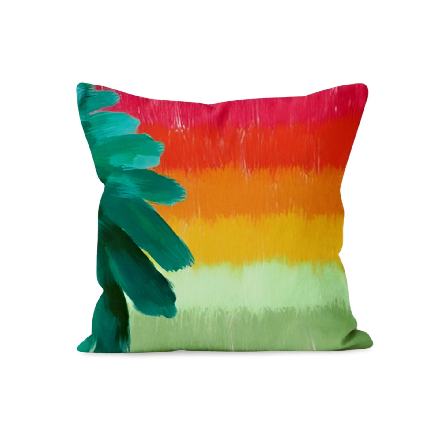 Colourful Flower Abstract Cushion Cover Summer Cushion Case