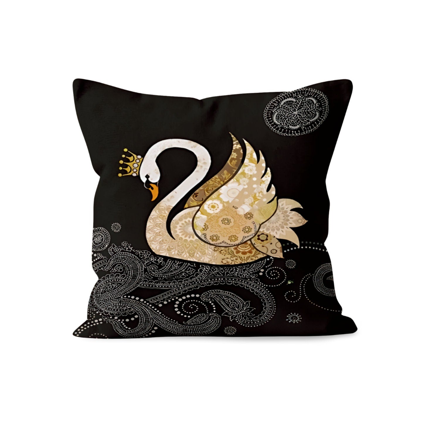 Christmas Floral Design Cushion Cover, Butterfly Cushion Case