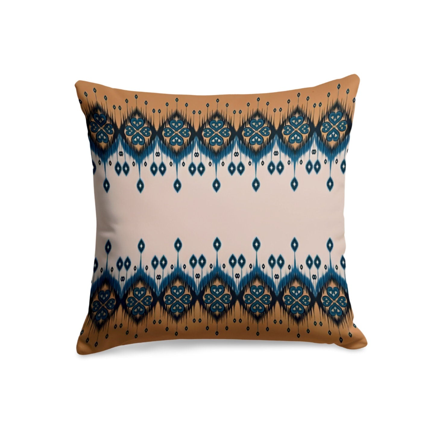 Southwestern Turkish Rug Kilim Pattern Printed Cushion Cover