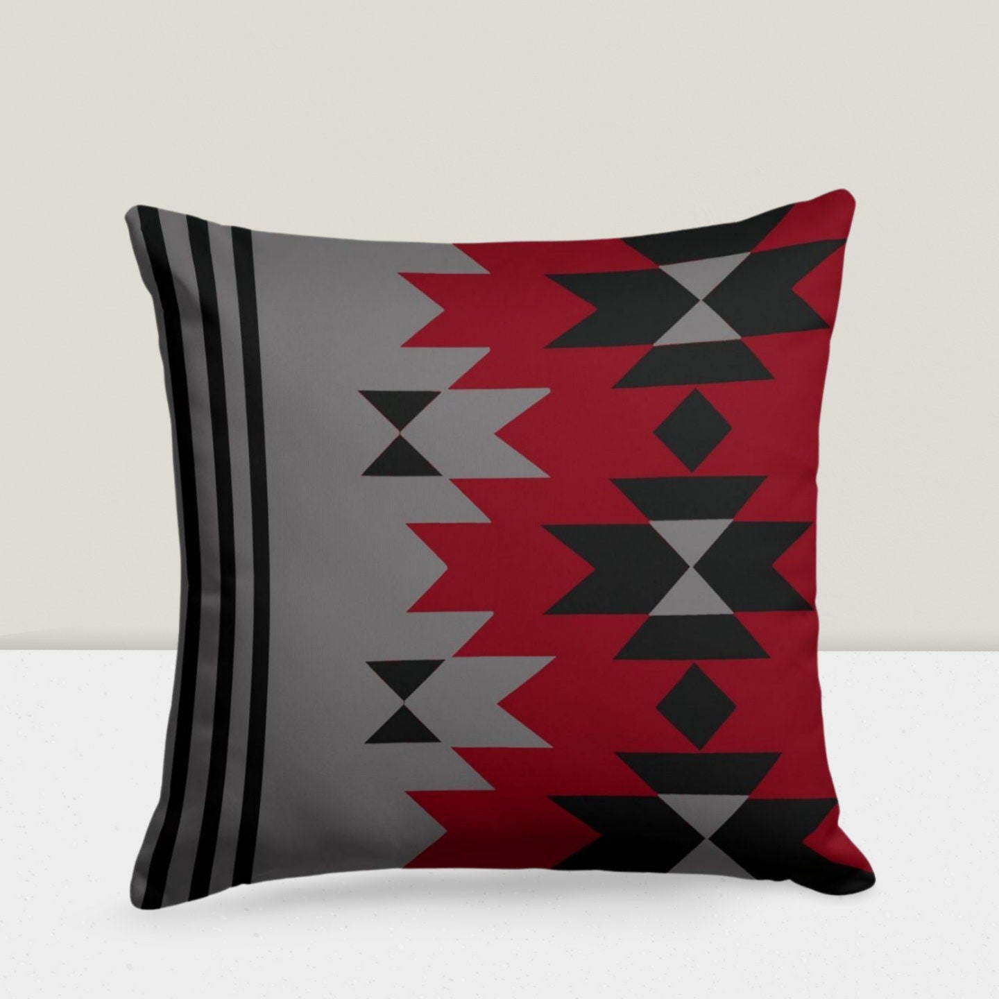 Southwestern Kilim Aztec Style Ethnic Printed Cushion Cover