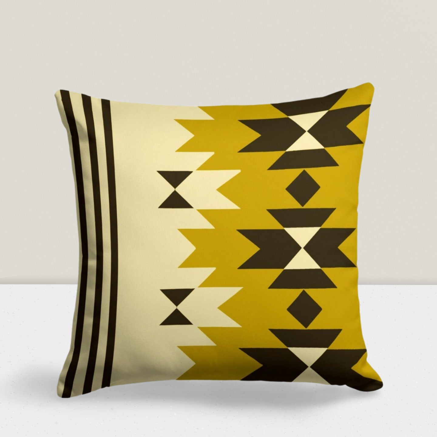 Southwestern Kilim Aztec Style Ethnic Printed Cushion Cover