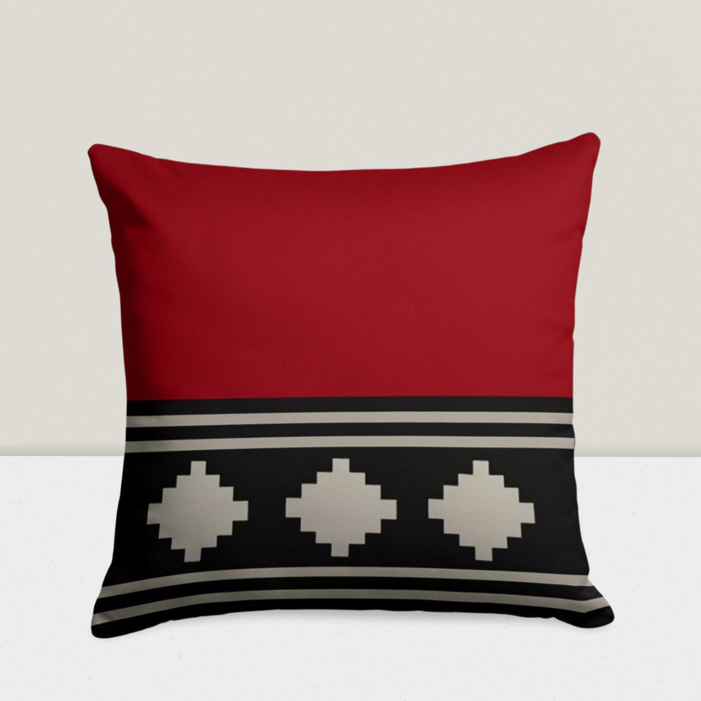 Southwestern Kilim Aztec Style Ethnic Printed Cushion Cover