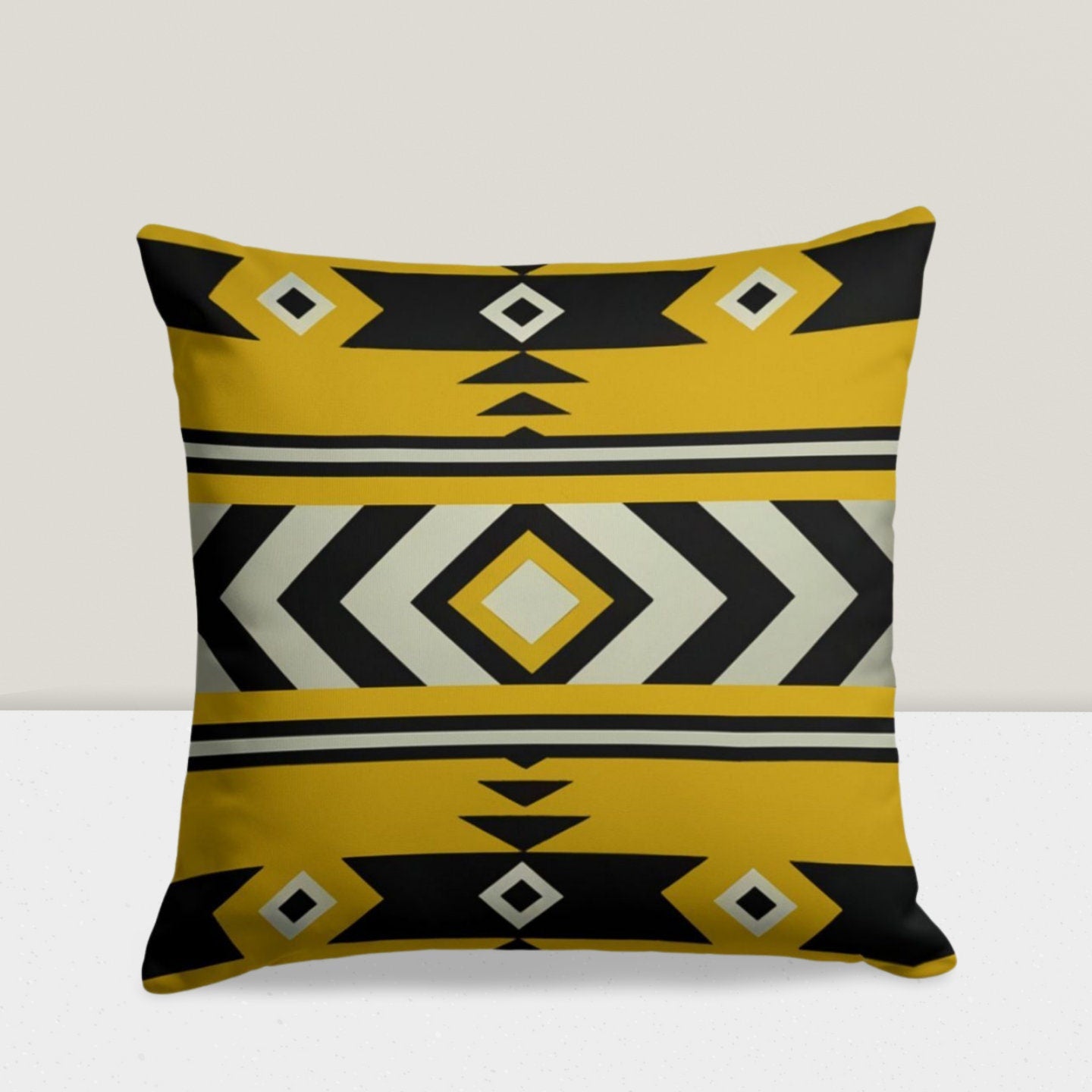 Southwestern Kilim Aztec Style Ethnic Printed Cushion Cover