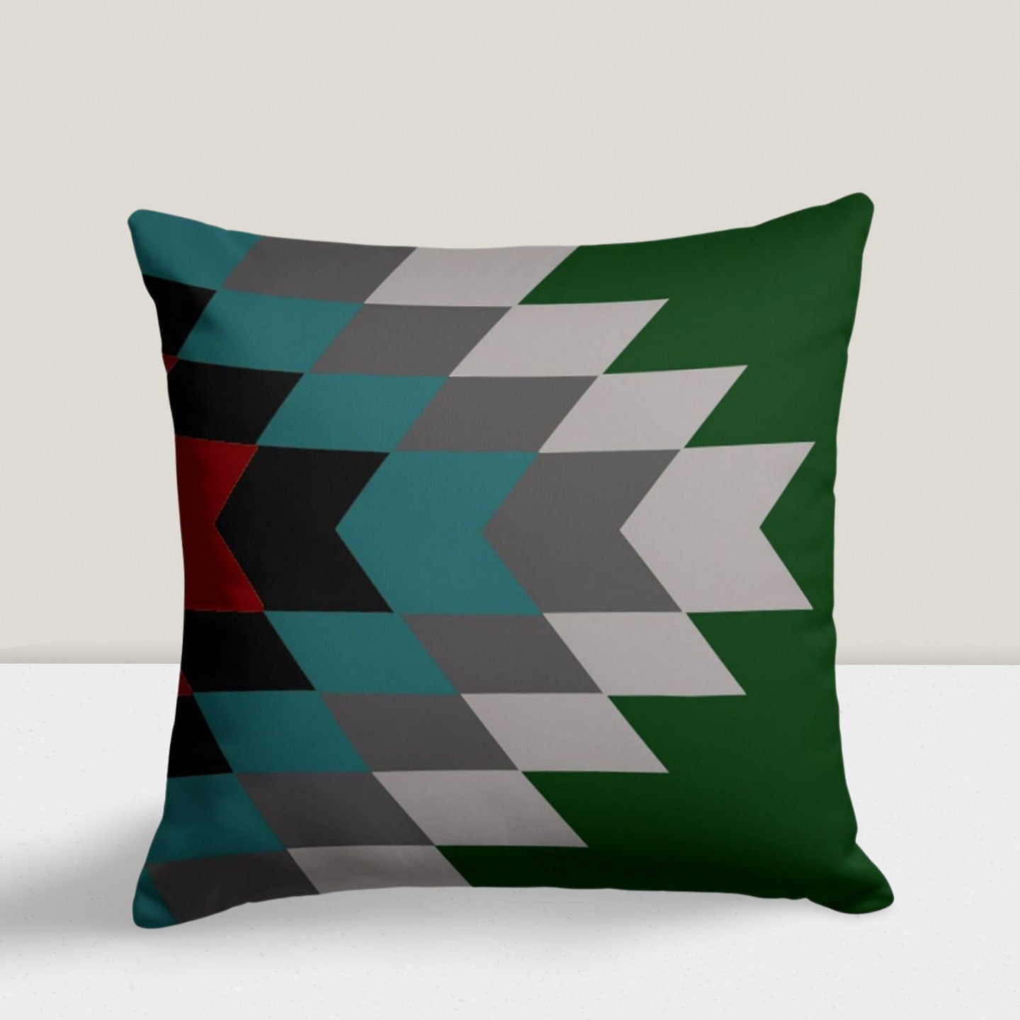 Boho Southwestern Aztec Farmhouse Turkish Kilim Cushion Cover