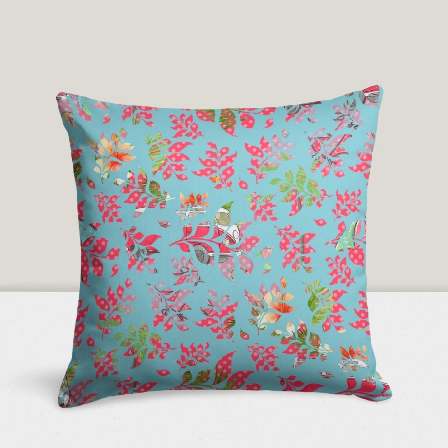 Flower Succulent Cactus Plant Cushion Cover