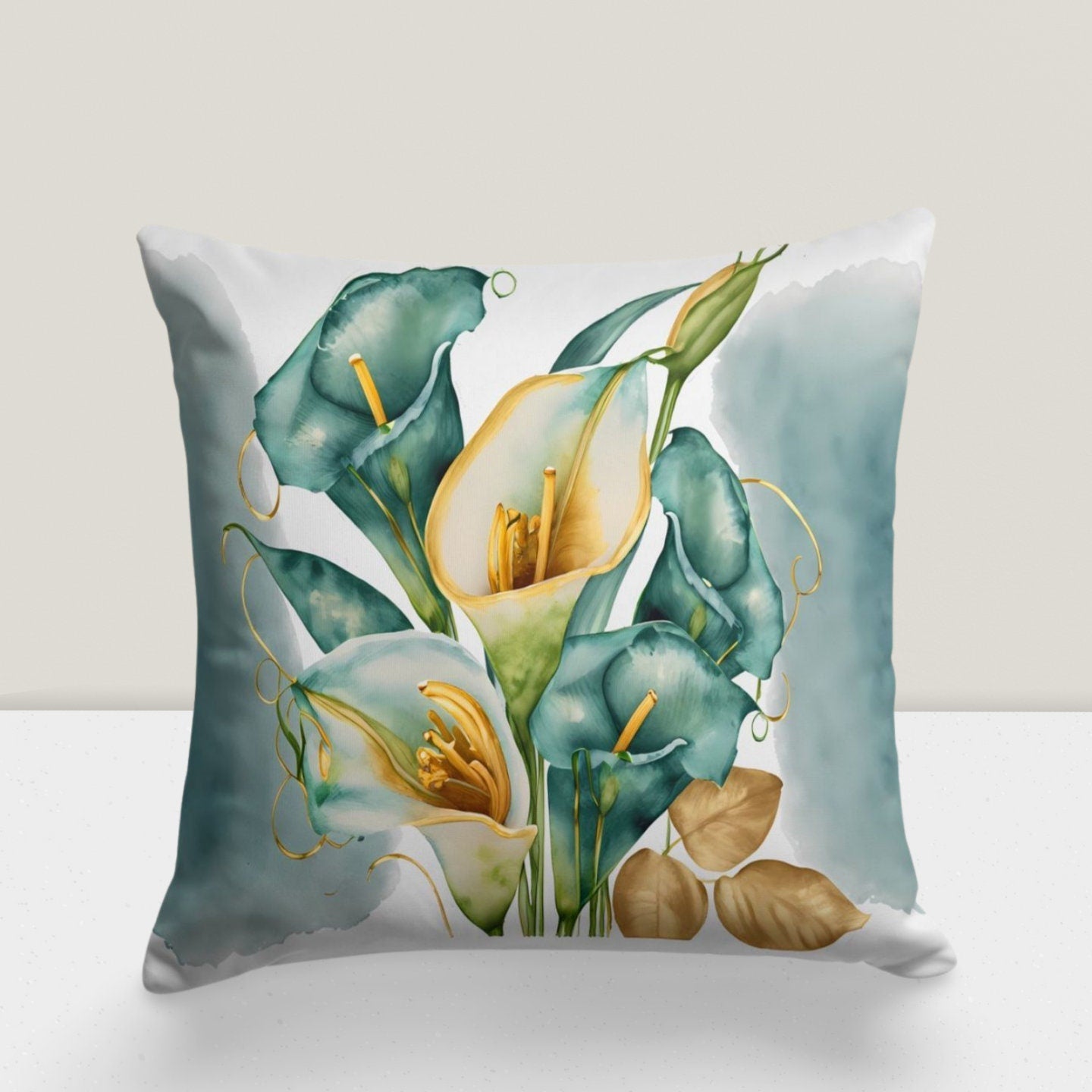 Abstract Flower Cushion Case Tapestry Cushion Cover
