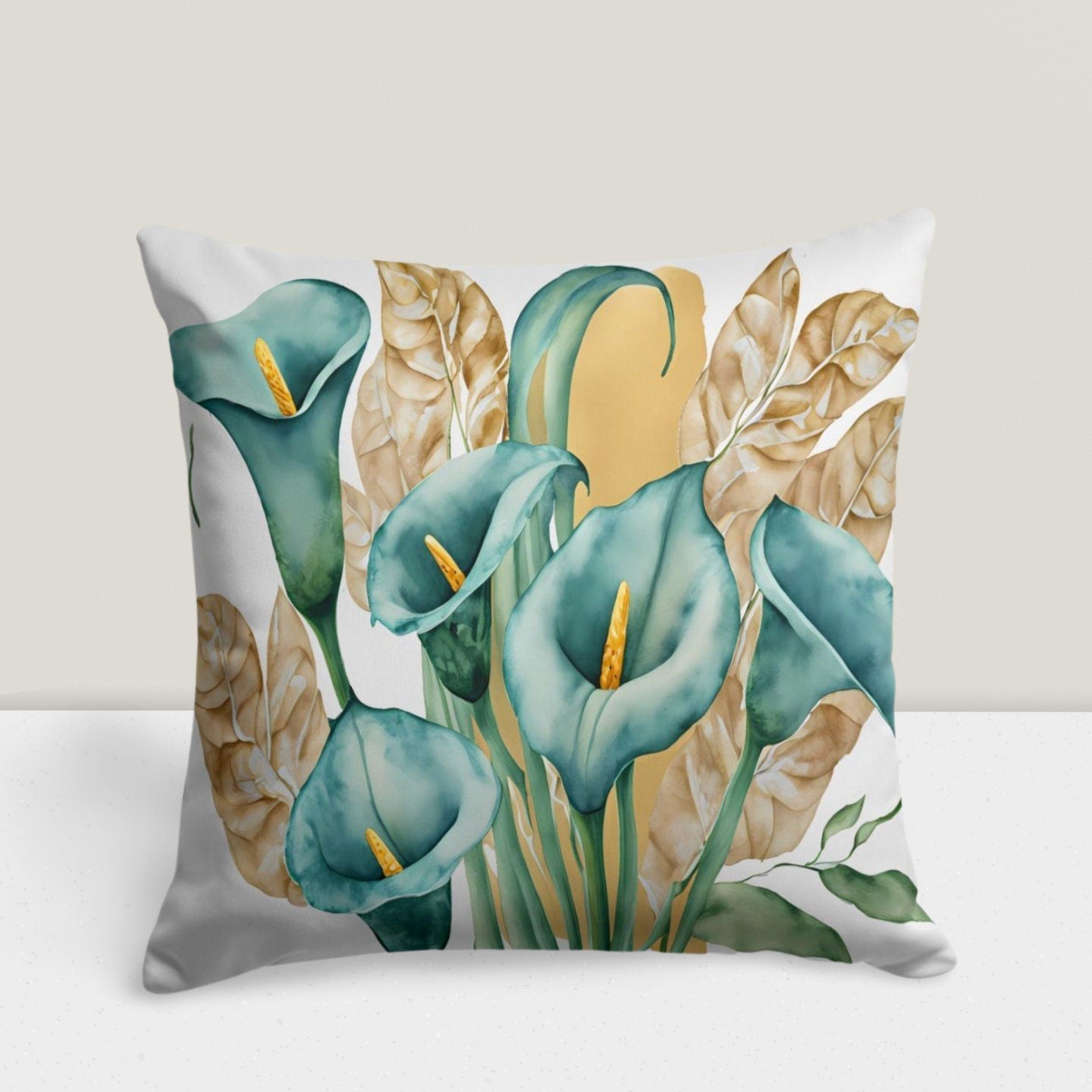 Abstract Flower Cushion Case Tapestry Cushion Cover