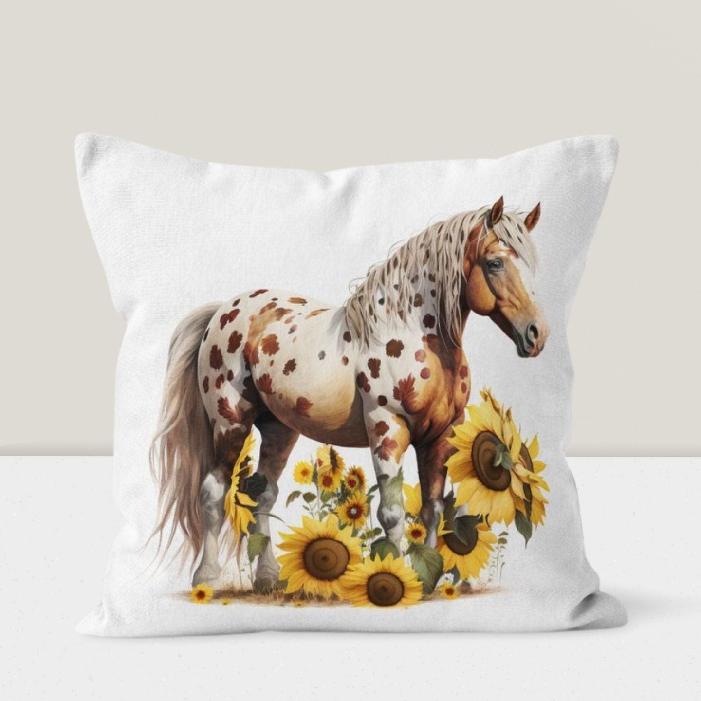 Sunflower Farmhouse Decor Cushion Cover