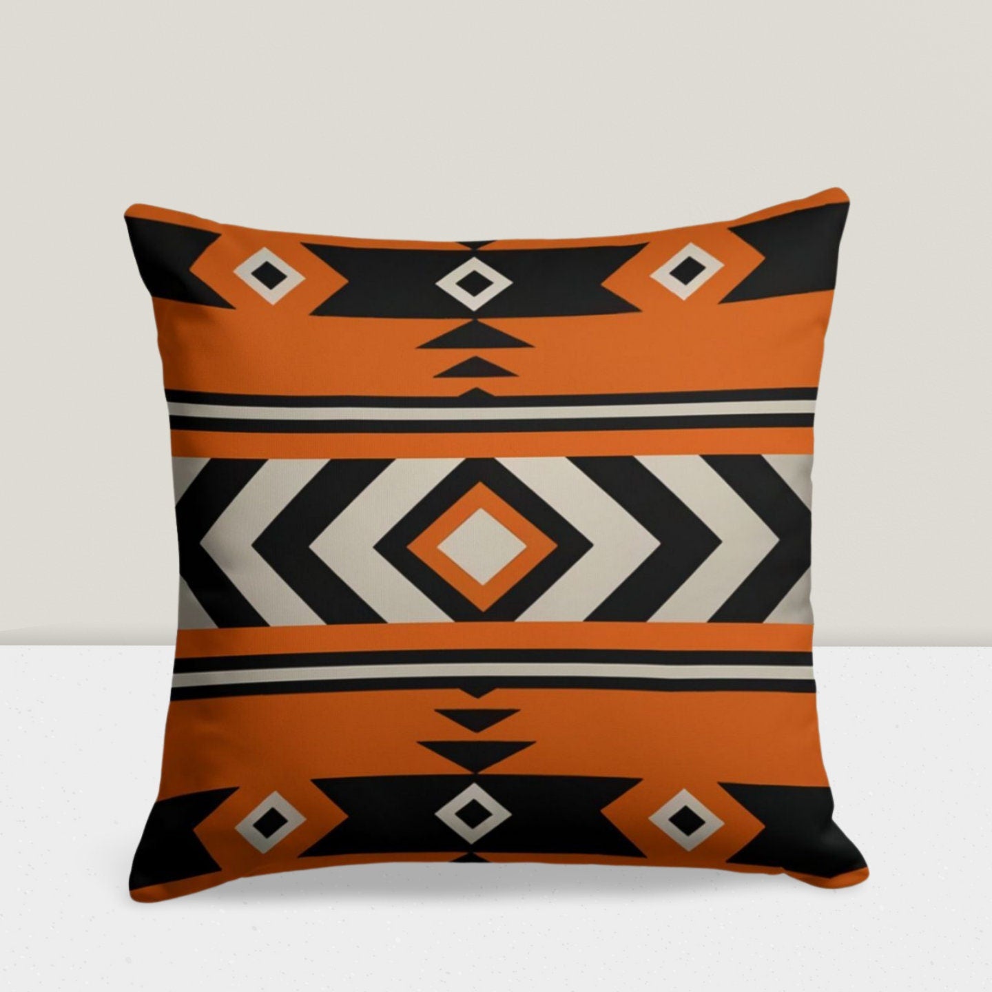 Southwestern Kilim Aztec Style Ethnic Printed Cushion Cover