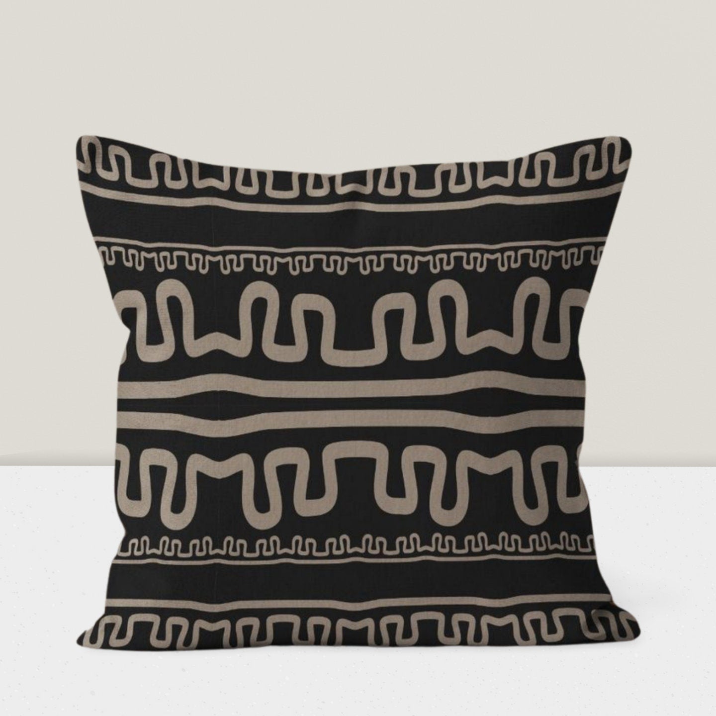 Boho Southwestern Aztec Farmhouse Turkish Kilim Cushion Cover