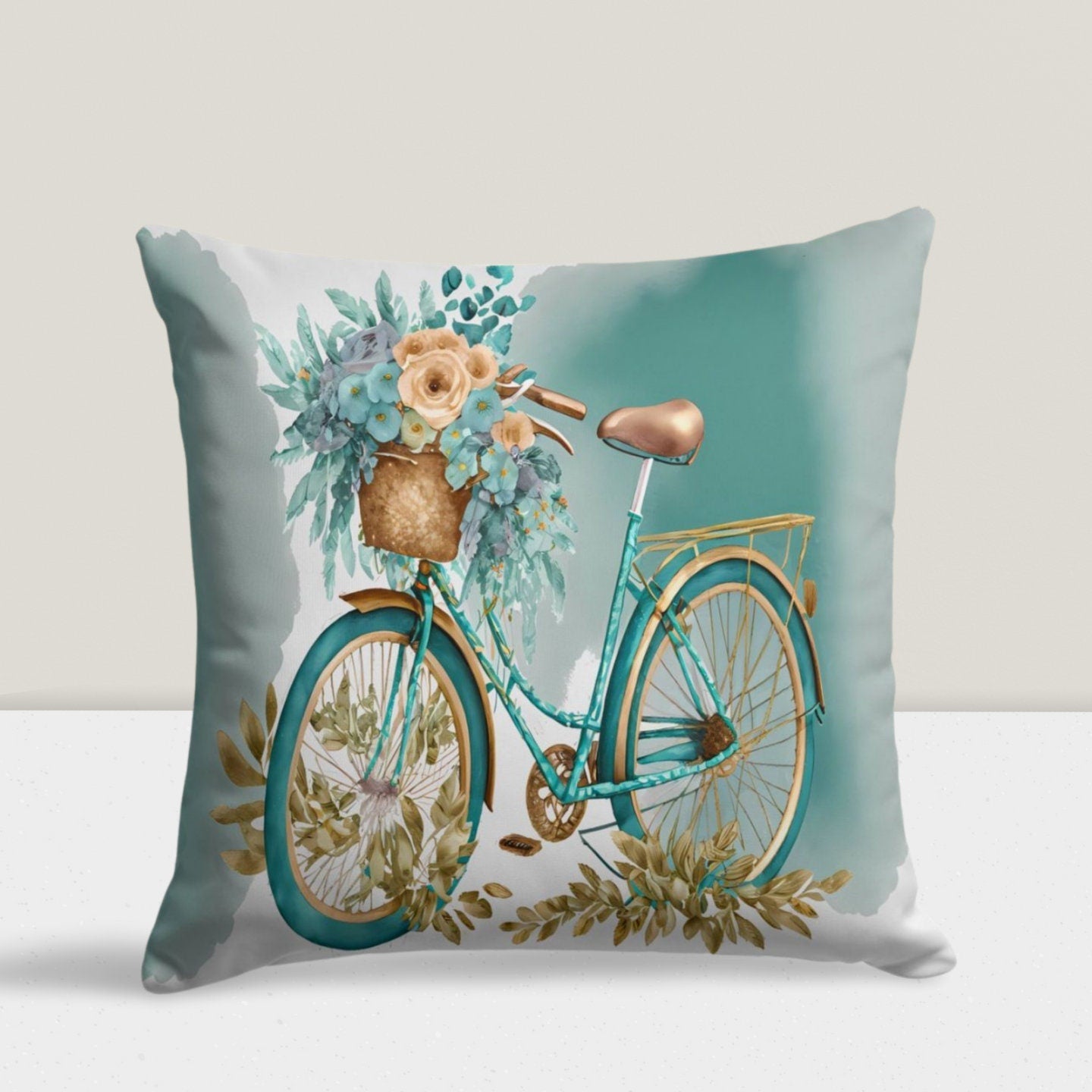 Abstract Flower Cushion Case Tapestry Cushion Cover