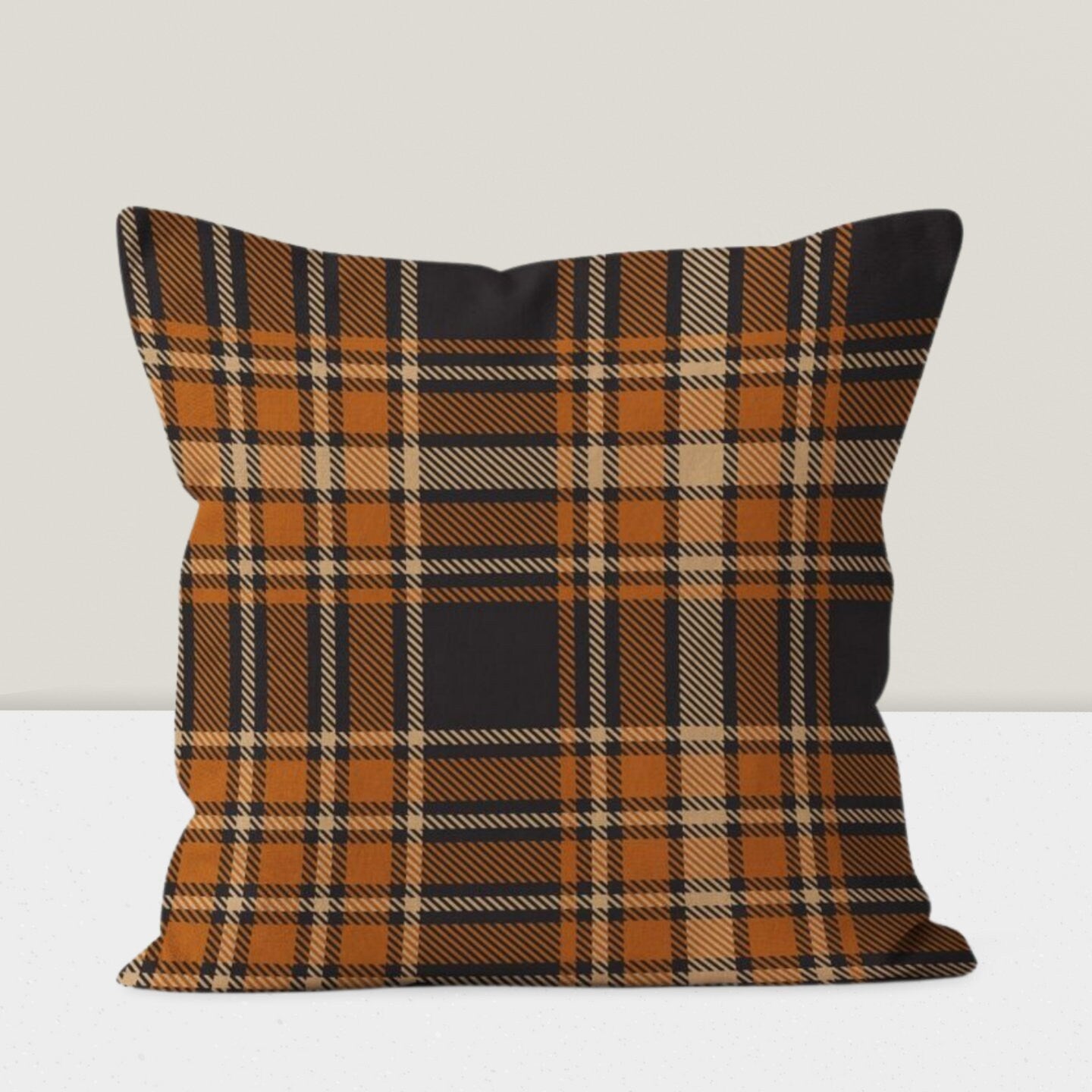 Pumpkin Ghost Accent Halloween Decor Cushion Cover