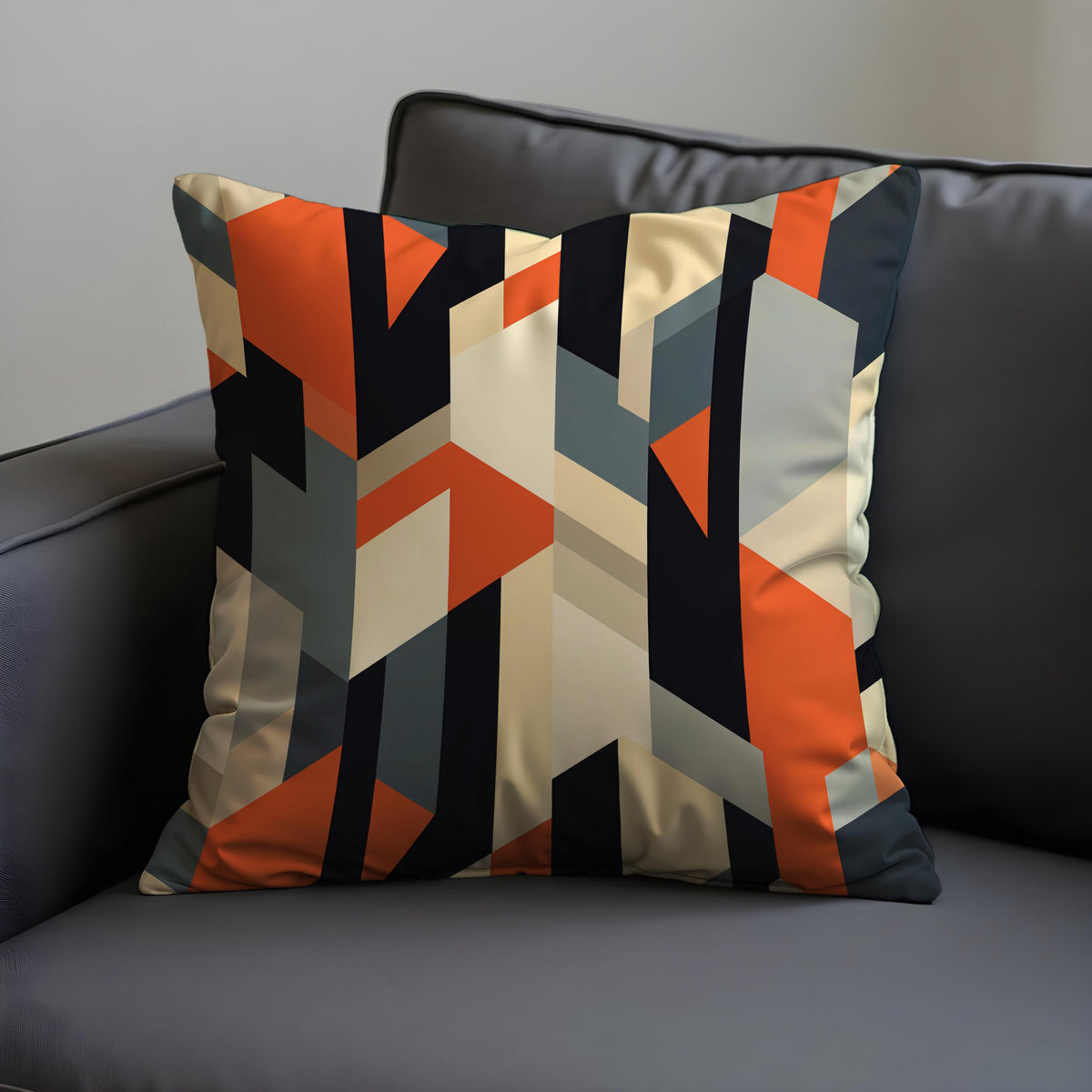 Modern Geometric Cushion Cover, Abstract Pillow Case