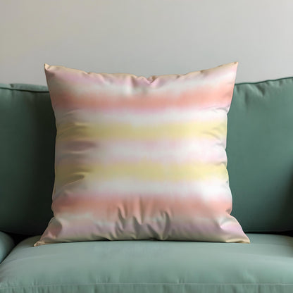 Pastel Ombre Cushion Cover, Striped Throw Pillow Case