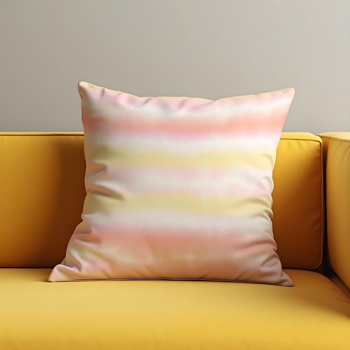 Pastel Ombre Cushion Cover, Striped Throw Pillow Case