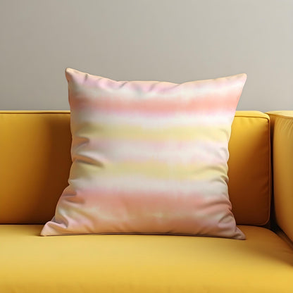 Pastel Ombre Cushion Cover, Striped Throw Pillow Case