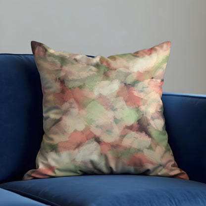 Earth Tone Watercolor Cushion Cover, Soft Abstract Brushstroke Pillow Cover