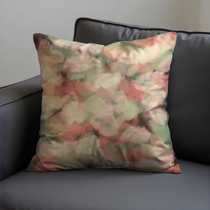 Earth Tone Watercolor Cushion Cover, Soft Abstract Brushstroke Pillow Cover