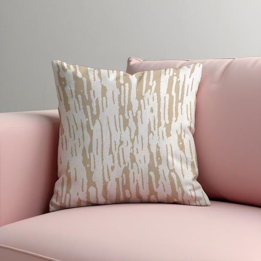 Metallic Brush Stroke Pillow Cover, Abstract Cushion Case