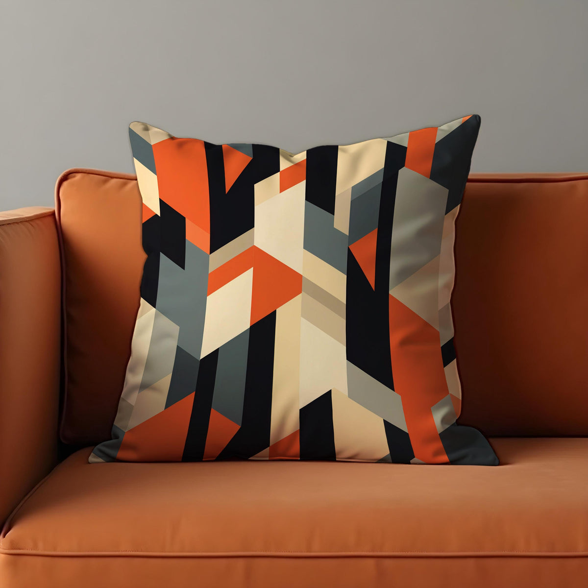 Modern Geometric Cushion Cover, Abstract Pillow Case