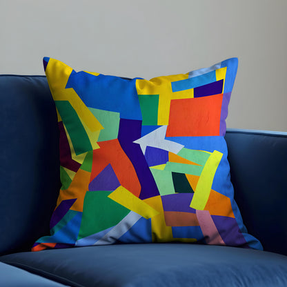 Bold Abstract Cushion Cover, Modern Throw Pillow Case