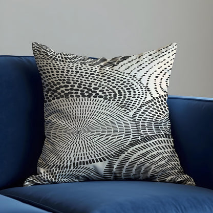 Black and White Cushion Cover, Geometric Pillow Case