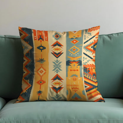 Southwestern Cushion Cover, Aztec Throw Pillow Case