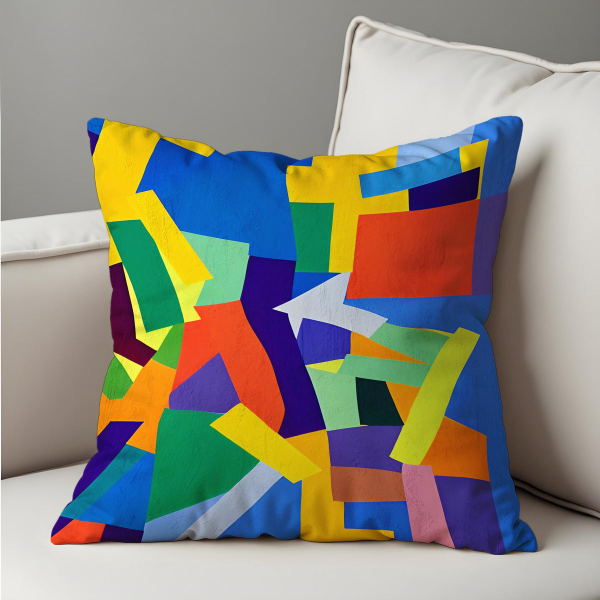 Bold Abstract Cushion Cover, Modern Throw Pillow Case