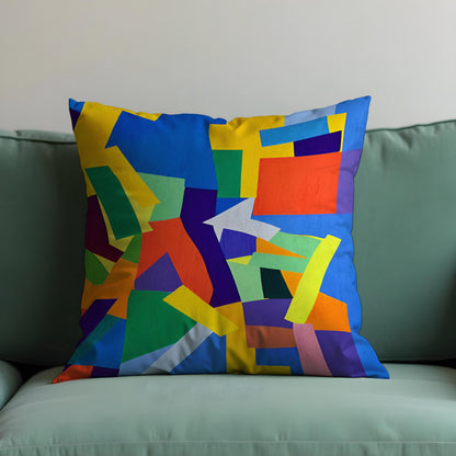 Bold Abstract Cushion Cover, Modern Throw Pillow Case