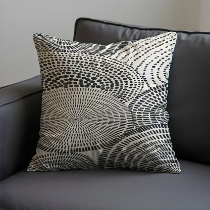Black and White Cushion Cover, Geometric Pillow Case
